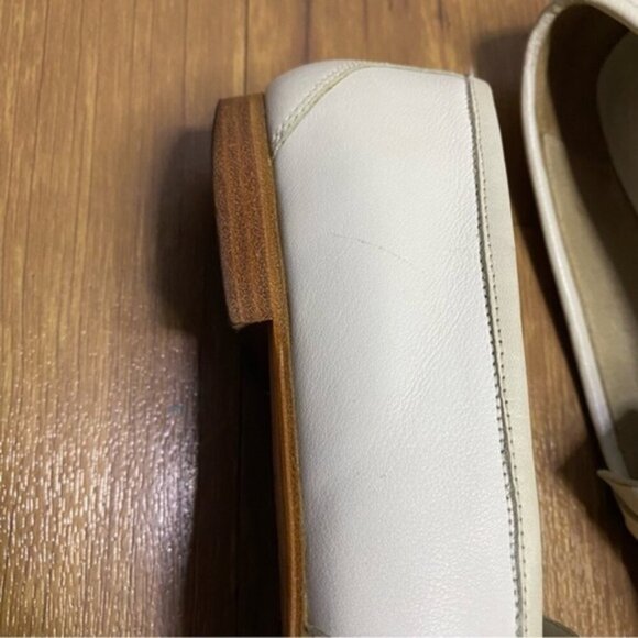 Gucci‎ White Loafer Flat Women Size 37.5 - Picture 9 of 13